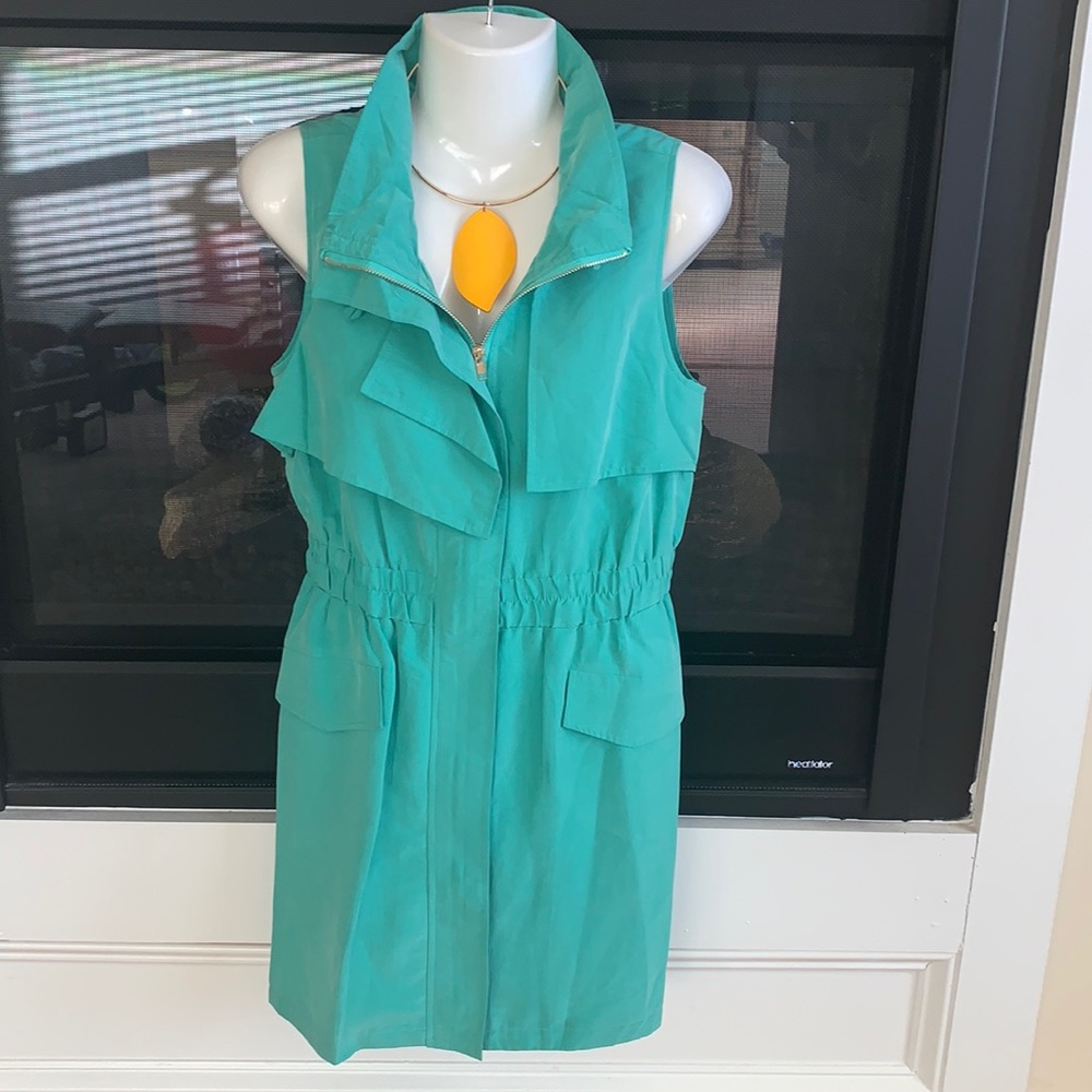 ELIO TEAL TRENCH STYLE DRESS🎄
